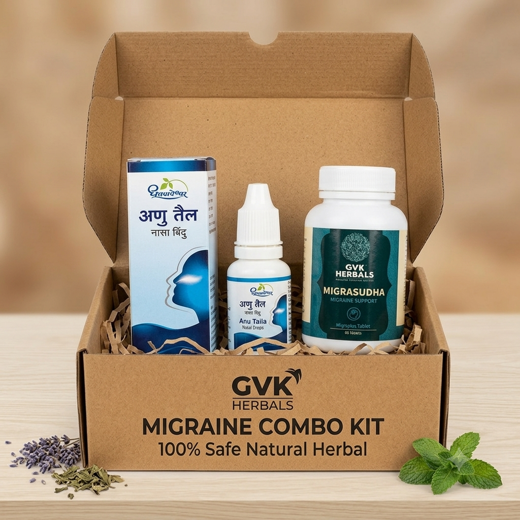 Migrasudha Migraine Relief Kit